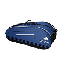 윌슨 테니스 조코비치 배드민턴 라켓 가방 US 오픈 팀 6PK WR8018601001, 6PK (라켓 6 개 수납 가능)