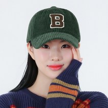 라핑 골덴 볼캡 가을 겨울 B 로고 캡모자