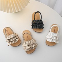 하랑이네 또또샵 유아동 프릴 슈즈 여아용 샌들 신발
