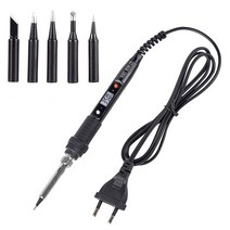 고주파인두기 전기 납땜 인두 디지털 온도 조절 용접 수리, 29.80W 220V - 908S KIT3 - 미국, 1개