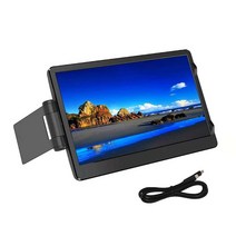 터치스크린 모니터 4k 휴대용 usb-c type-c hdmi 컴퓨터 sony ps345 nintendo switch xbox one 노트북 전화 lcd 디스플레이 화면, 하얀