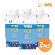 케어웰 디엠 (200ml x 18팩) x 2박스 환자식 균형영양식 식사대용, 상세페이지 참조, 상세페이지 참조