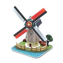 3D 입체 퍼즐 네덜란드 풍차