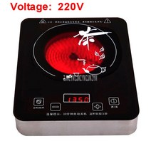 1구인덕션 2구인덕션 3구 업소용 영업용 휴대용 인덕션 1350W 미니 터치 컨트롤 방수 전기 세라믹 스토브, 한개옵션1, 02 220V