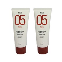 아모스프로페셔널 리페어샤인 (열기구전용) 히트 업 솔루션 200ml 1+1 (사은품 증정), 2팩