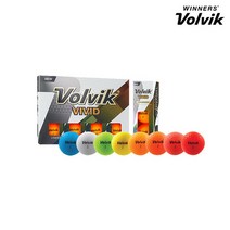 볼빅 비비드라이트 VIVIDLITE 12구 골프볼 골프용품, 원컬러