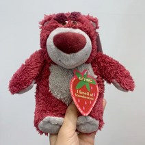 디즈니 정품 토이스토리 악당 빨간색곰 미니랏소인형