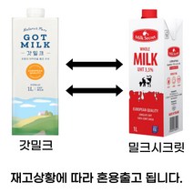 유럽산 프리미엄 목초우유 갓밀크 멸균우유, 6개