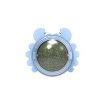 캣볼 애완 동물 용품 건강한 고양이 개박하 장난감 공 사탕 핥는 간식 스낵 영양 에너지 공, Blue-1