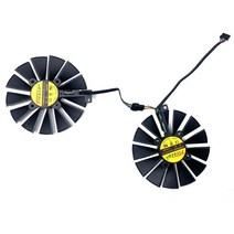 컴퓨터 부품 2PCS 냉각 팬 95mm 5pin FD10015H12S GTX980 970 GPU ASUS STRIX GTX 980 780 TI R9 380 그래픽 비디오 카드 팬용, [01] FD10015H12S