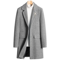 남성점퍼패션 남자 켓 슬림 맞는 코트 비즈니스 긴 겨울 두꺼운 따뜻한 망 Windproof 3564882476