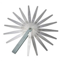 도막측정기 디지털 도막두께측정기 자동차 페인트 도장 측정기 100mm 0.02-1mm 17 블레이드 두께 검사 클리어런스 용 자동차 유지 보수 도구 마이크로 플레이트 갭 게이지