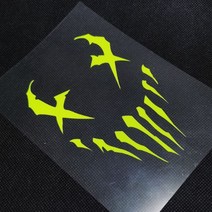 악마 발톱 스크래치 스티커 퀵보드 바이크 데칼 스티커, 악마발톱-M, 핑크