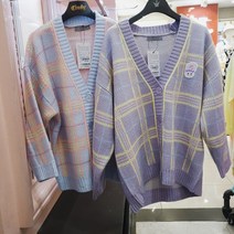 신디키즈 (마지막찬스!! 이런 가격이면~~ 망설이면 품절!!) 에스더버니 체크 오버핏 가디건 CICK22T01 - 7954