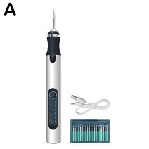 Electric Engraver Pen Mini Grinding Machine Portable Engraving For Scrapbooking Tools Stationery Diy, 01 A