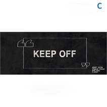 KEEP OFF rug area 홈 러그 입구 도어 매트 카펫 거실 침실 주방 카펫 발코니 바닥 물세척카페트타일