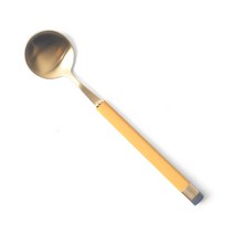 토탈하우스 카라 양식기 커트러리, 1p, 비타민-골드-티스푼-카라-9929