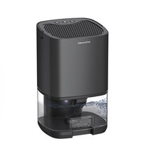 휴대용 미니 공기청정기 무선 차량용 자취방 신발 살균 건조기 제습 탈취 자외선 가정용 조용한 제습기 공기 습기 흡수기 전기 쿨 1000ml 물 탱크 포함 침실 주방 사무실용, 2.M1 Black  미국 플러그