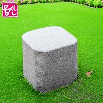 WC44 국내산 통석의자 볼라드 야외조형물 대리석의자 돌 의자, A타입