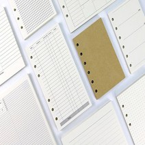 [624C]6공 다이어리 리필 속지 A5 A6 12종★포장훼손반품불가★, GO★A6코넬요약노트