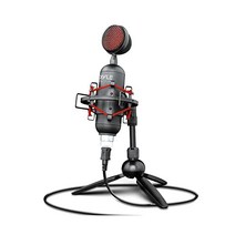 프로페셔널 USB 카디오이드 콘덴서 마이크 - 오디오 마이크 USB 케이블 포함 내장 팝 필터 조절 가능한 데스크탑 스탠드 게이밍 PS4 스트리밍 팟캐스트 스튜디오 유튜브용 PDM