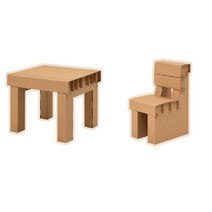 페이퍼 페이퍼가구 골판지책상