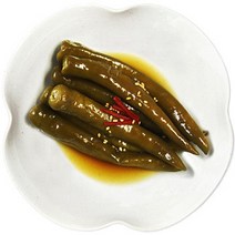 [ 고추초절임 100g ] 갑상선암 수술 후 방사성 동위원소 치료 준비 위한 음식 - 정제염 사용