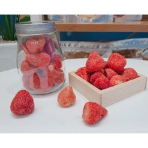 딸기 칩 과일칩 주전부리 건강 웰빙 영양 간식 바삭한 빠삭한 건딸기 건조 과일 건과일, 80g, 1개