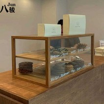 카페 빵 보관함 우드 나무 프레임 빈티지 쇼케이스, 상세 페이지 참고, 유형 C/맞춤형