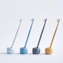 [AJZ_1899005] (색상 : 옐로우) 파스텔 세라믹 칫솔스탠드 도자기치솔홀더 칫솔홀더 도기칫솔홀더 치솔홀더 도기칫솔거치대, 옐로우