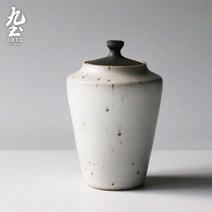 수제 석기 차 냄비 쿵푸 차 냄비 작은 차 창고 경덕진 수제 차 밀봉 냄비 세라믹, NONE, 색상 분류: 흰색 유약 하이 스타일