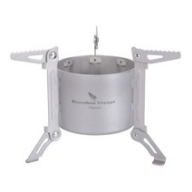 파워스토브 미니스토브 티타늄 미니 알코올 스토브 스피릿 버너 접이식 스탠드 브래킷 포함 야외 캠핑, 01 Ti2016C