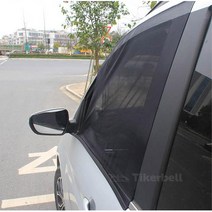 차량 운전석 조수석 뒷좌석 모기장 햇빛가리개 G70 그랜져IG NX4 카니발 k5 미니컨트리맨 모하비 자가용 스타리아 KA4 티구안 1열 벤츠 볼보 올뉴투싼, 1개, 뒷좌석 2p S사이즈