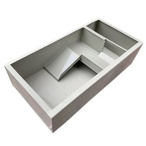 페닌슐라쿠터 거북이 사육장 사육 키우기 집 파충류, 베이지 100x50cm(플라스틱 다리 포함)