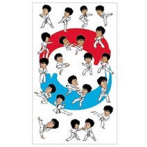 [달팽이 보금자리] 세모네모 스포츠태권도 4매X20개입 SS-120 스티커 2230EA, 달팽이 보금자리 본상품선택