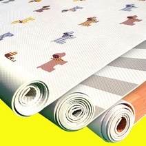 PVC 양면 베란다매트 거실 강아지매트 방수매트 견용품 6M 애견매트 반려 반려견 애견 베란다 ghddprjs*3063653EG, 2.헤링본+연그레이_110cmX6M
