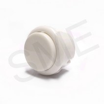 30-10123006 화이트 30파이 푸쉬 버튼 원형 오락기 스위치, 수량