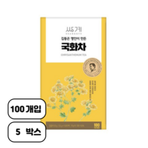 쌍계명차 김동곤 명인이 만든 국화차 100p, 50g, 5개