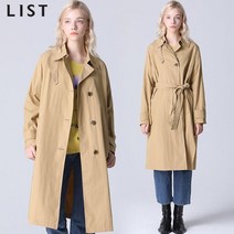 리스트 사이드 슬릿 싱글 트렌치코트