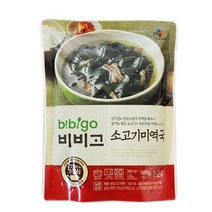 비비고 소고기 미역국, 500g, 6개