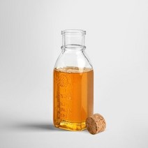 기타 빈티지 양각 코르크 유리병 꿀병 시럽병 185ml, 상세페이지 참조