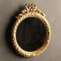 로데코 클래식골드 월계수 탁상겸용 벽거울, 앤틱