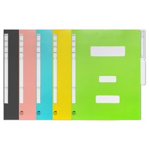문화산업 PP 정부화일 F494-7 10개 A4 정보문서파일, 흑색(F494-7)