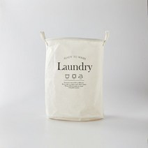 모던하우스 런더리 로고 폴리에스터 빨래 햄퍼 CL0322007, 단품