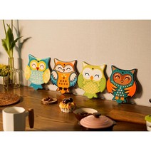 세라믹 플라워 냄비받침 주방 인테리어용 자취생 부엌 음식점 냄비받침대, 냄비받침 플라워포트 붉은화분, 냄비받침 플라워포트 붉은화분