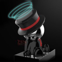 친구 새차 선물용 핸드폰 캐릭터 자석거치대 벤츠 K3 휴대폰 모든기종 5시리즈 스파크, 블랙캡