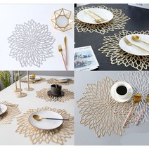 식탁위에까는매트 식탁 상판 매트 테이블 덮개 보호 필름 2+2, 골드2P + 골드2P