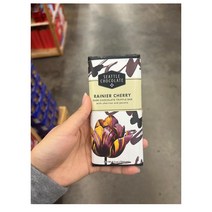 Seattle Chocolate 시애틀 초콜릿 레이니어 체리 다크 초콜릿 트러플 바 위드 체리 앤 피칸 71g x2개