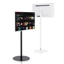 아이존아이앤디 EV MFS-1500 이젤형 TV 스탠드 거치대 벽걸이 브라켓 이동형, EV MFS-1500(화이트), EVMFS-1500(화이트), 1개