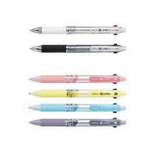 라인플러스 M-LINE 샤프식볼펜. 4색볼펜 UV인쇄무료 맞춤제작가능, 4색볼펜 코랄 1.0